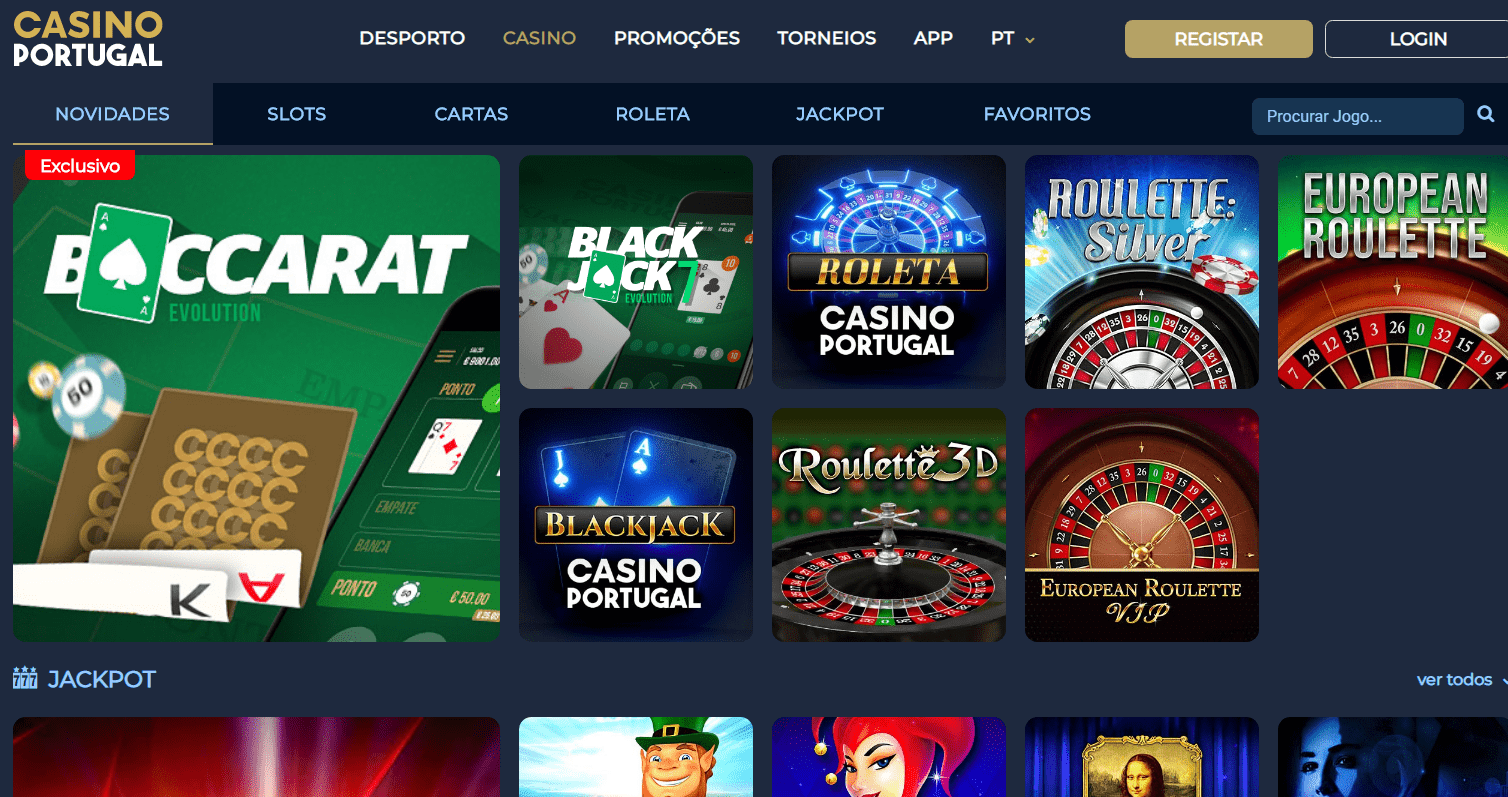 Casino Portugal Games Screenshot